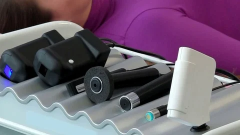 Device for beauty manipulations Stock Footage 73604329