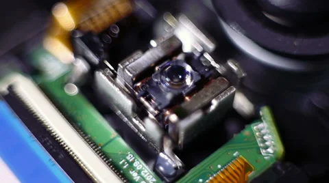 The device CD player Stock Footage 53200154