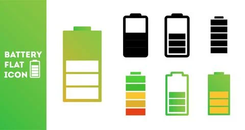 Device charging icons set. Medium charge level. Icon for phone, laptop, app and 스톡 일러스트