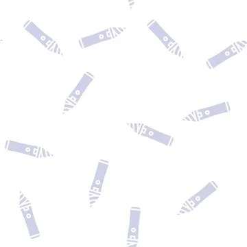 Device for cleaning ears glyph vector seamless pattern Illustrazione stock