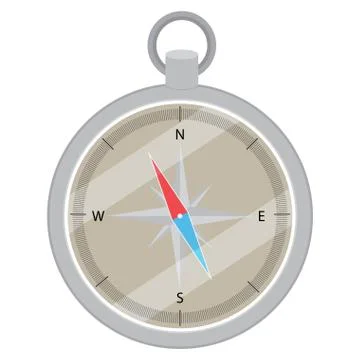 Device compass flat design Stock Illustration