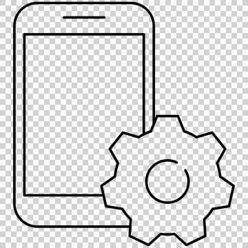 Device configuration 스톡 일러스트