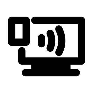 Device Connection Icon Stock Illustration