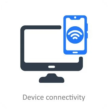 Device Connectivity Stock Illustration