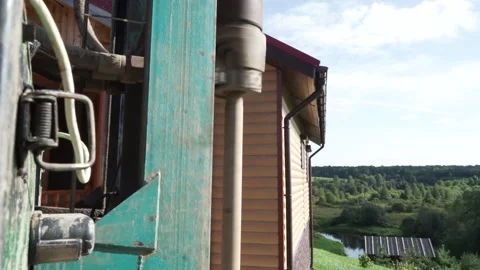 The device for drilling works Stock Footage 145427995