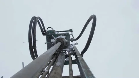 The device for drilling works Stock Footage 145518245