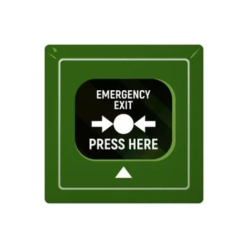 Device emergency exit. Stock Illustration