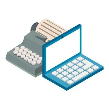 Device evolution icon, isometric style Illustrazione stock