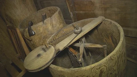 Device for the Extraction of Honey Stock Footage 72436088