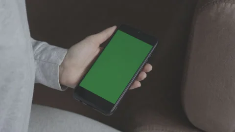 Device with green screen Stock Footage 151766131