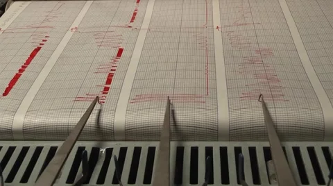 A device for measuring and recording on paper tape changing signals Vidéo 1806798