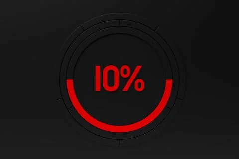 Device for measuring intensity. Round panel with scale on a black  background Stock Photos