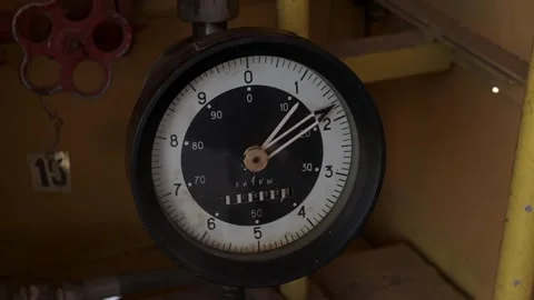 A device for measuring the level of fuel poured into a car at a gas station. Stock Footage 258047776