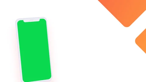 Device mockup with green screen advertisement placement Stock Footage 322966889