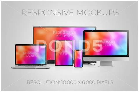 Device Mockups PSD Template