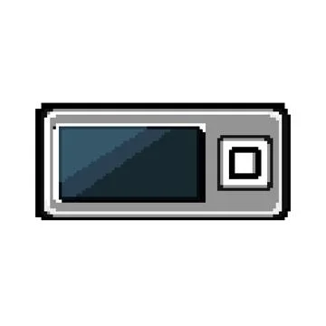 Device mp3 player pixel art vector illustration Stock Illustration