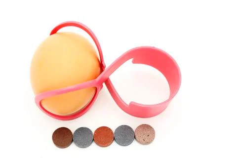 The device for painting easter eggs Stock Photos
