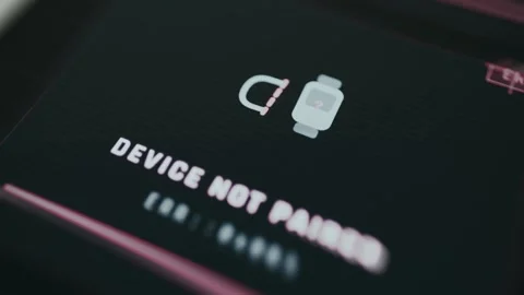 Device Pairing Failure Macro Close Up Stockbeeldmateriaal 336382441