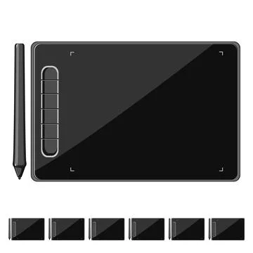 Device pen display cartoon vector graphic Stock-Illustration