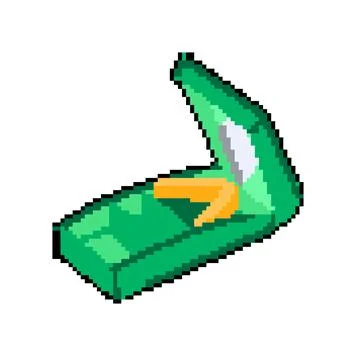 Device pill cutter pixel art vector illustration Stock Illustration