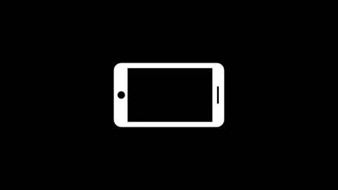 Device rotation sign. Flip the Gadget. Smartphone. Video stock 240326405
