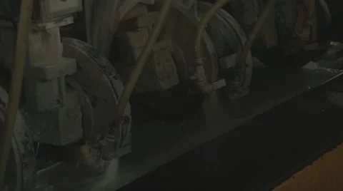 The device of sawing stone. Closeup Stock Footage 40524499