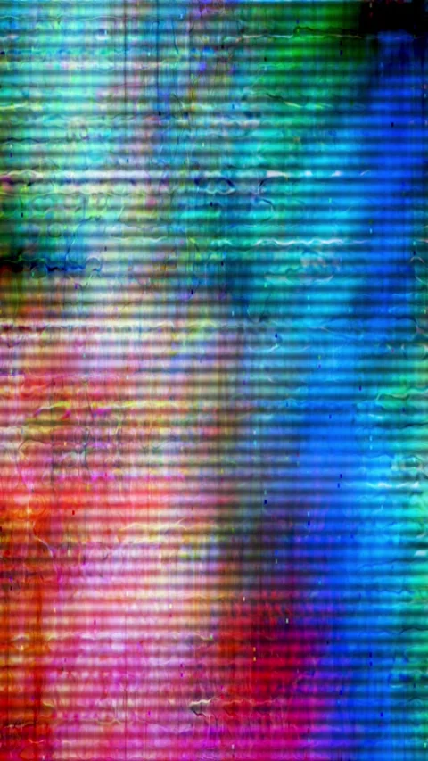 Device Screen Pixel Fluctuation Loop Stock Footage 303519522