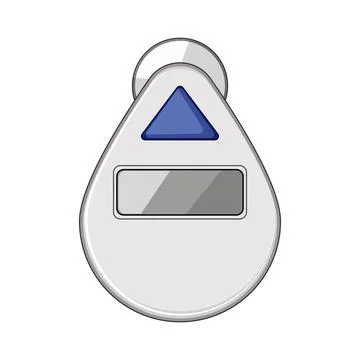 Device shower timer cartoon vector illustration Stock Illustration