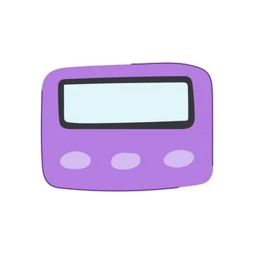 Device shower timer cartoon vector illustration Stock Illustration