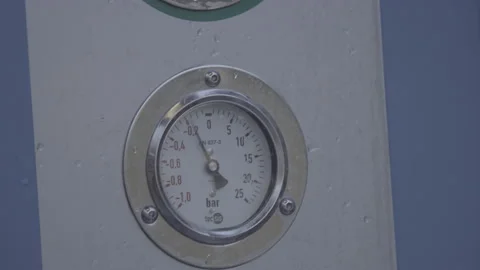 The device shows pressure Stock Footage 266407391