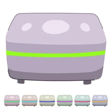Device smart home hub vector cartoon graphic Stock Illustration