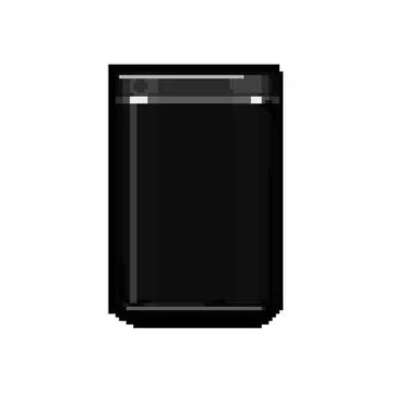 Device smart speaker pixel art vector illustration 스톡 일러스트