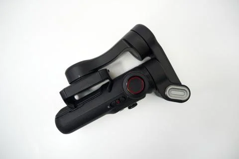 Device Three-axis cell phone gimbal Foto stock