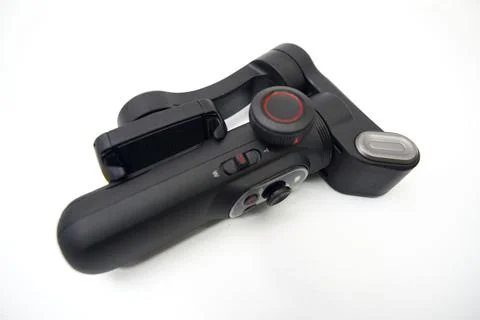Device Three-axis cell phone gimbal Foto stock