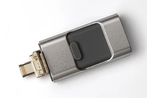 Device for transferring data from iphone to computer Stock Photos