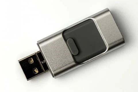 Device for transferring data from iphone to computer Stock Photos