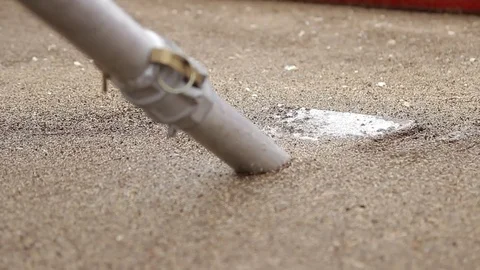 The device for water purification cleans water from dirt Stock-Footage 76860810