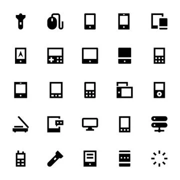 Devices Icon Vector Stock Illustration