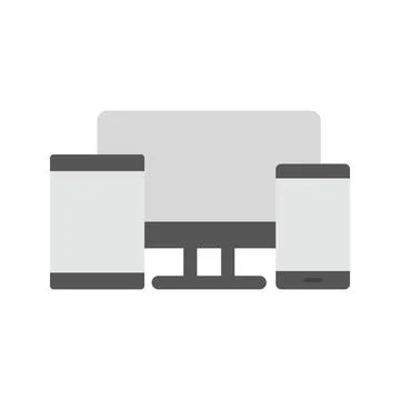 Devices icon vector image. Stock Illustration