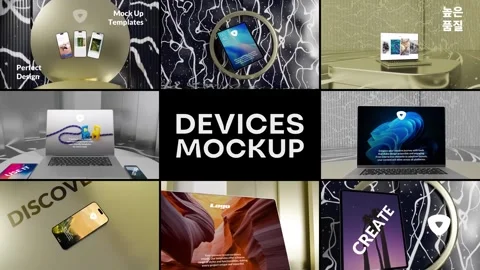 Devices Mockup for After Effects Stock After Effects