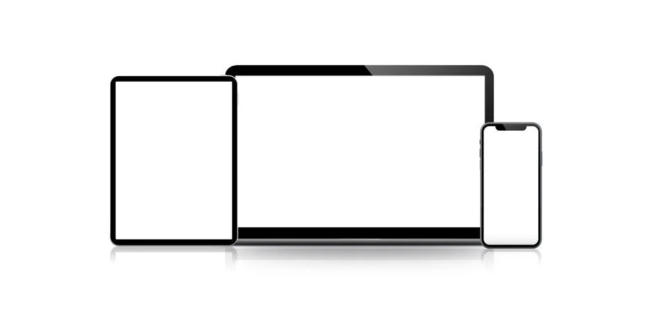 Devices mockup Stock Illustration