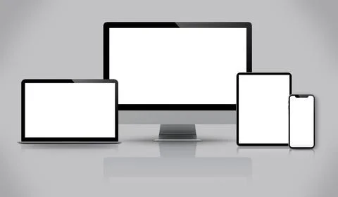 Devices mockup Stock Illustration