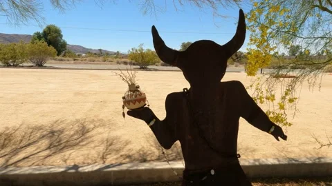 Devil bearing gifts Video stock 153295832