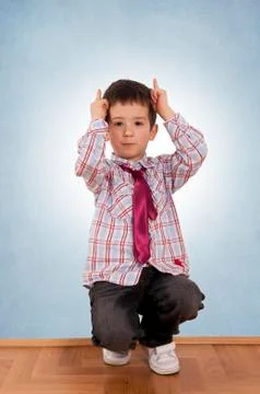 Devil boy Stock Photos