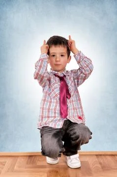 Devil boy Stock Photos