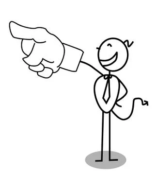 Devil Businessman Stock Illustration