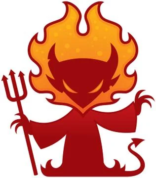 Devil Cartoon Character Stock Illustration