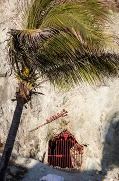Devil cave in Mazatlan Mexico Foto stock