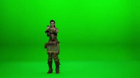 Devil Character Dance Sequence Photorealistic Stock Footage 320666515