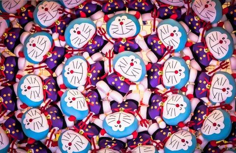 Devil Doraemon Stock Photos